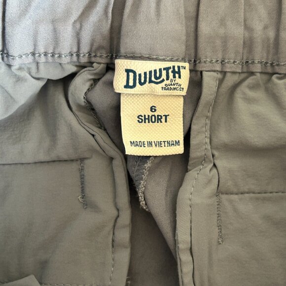 Duluth Pants Womens 6 Short Chino Trouser Pull On Wide Leg Baggy Work Stretch - Picture 4 of 14